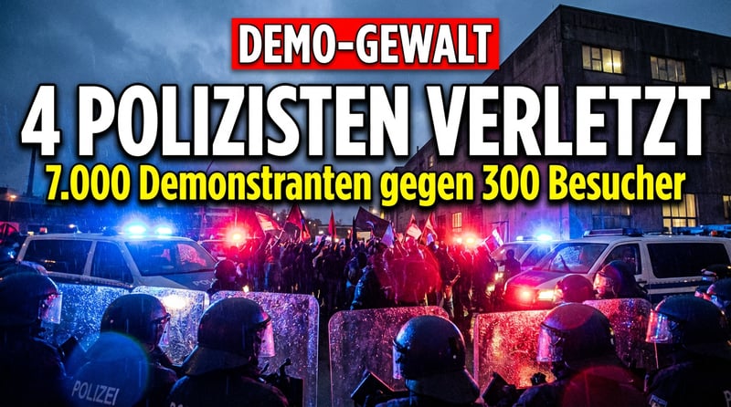 Gewalt gegen Polizisten bei Anti-Höcke-Demo: Wenn „Demokratieverteidiger" zuschlagen