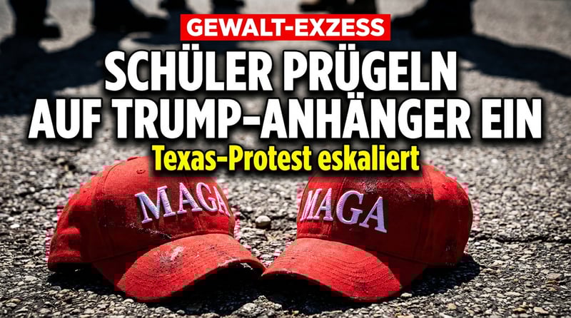 Gewaltexzess in Texas: Schüler prügeln auf MAGA-Träger ein – Die hässliche Fratze linker Toleranz