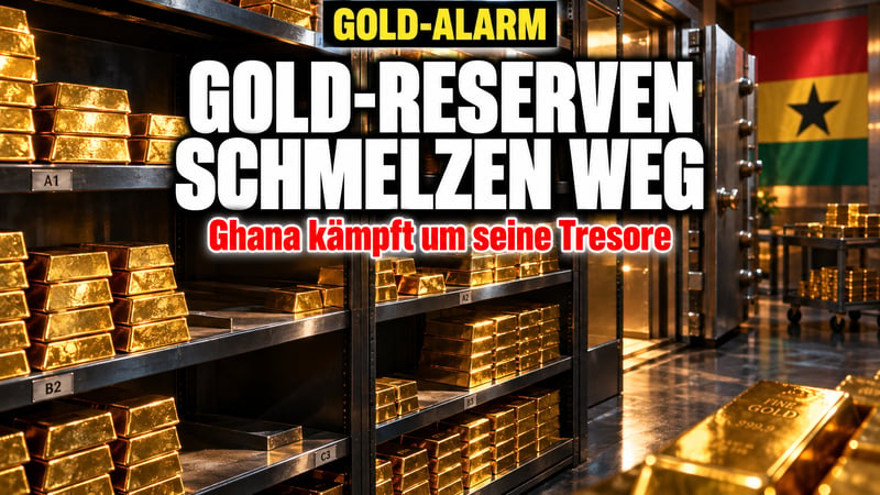 Ghanas Goldschatz schmilzt: Notenbank schlägt Alarm!
