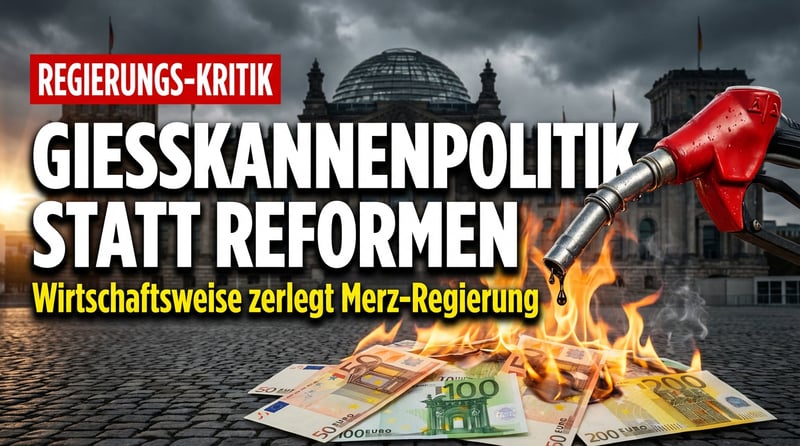 Gießkannenpolitik statt Strukturreformen: Wirtschaftsweise zerlegt Spritpreis-Aktionismus der Regierung Merz