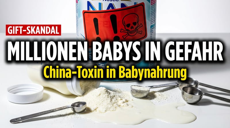 Giftskandal erschüttert Babynahrungsbranche: Chinesische Toxine gefährden Millionen Säuglinge weltweit