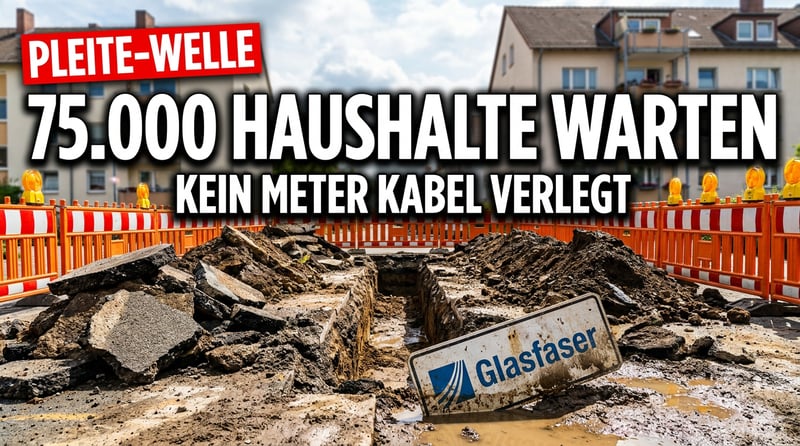 Glasfaser-Debakel in Düsseldorf: 75.000 Haushalte warten auf ein Kabel, das nie verlegt wurde