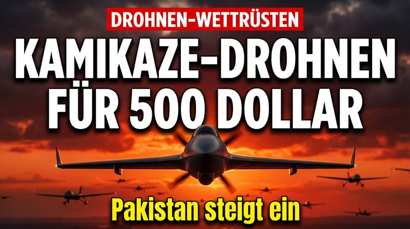 Globales Wettrüsten mit Billig-Drohnen: Pakistan steigt in den Markt der Kamikaze-Flugkörper ein