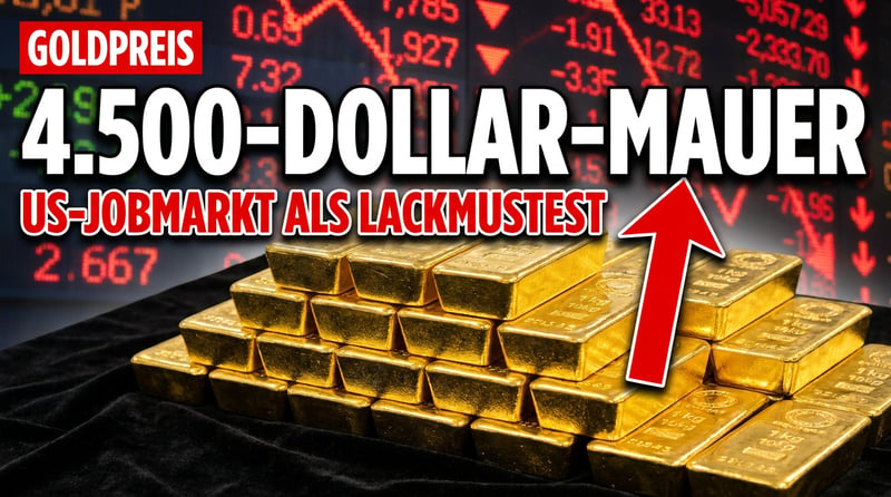 Gold an der 4.500-Dollar-Mauer: Wenn der amerikanische Jobmarkt zum Lackmustest für das gelbe Metall wird