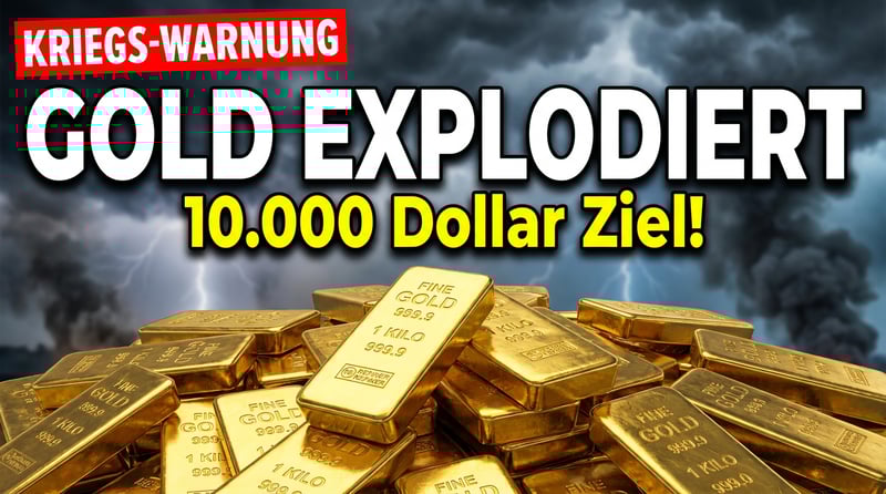 Gold auf dem Weg zu 10.000 Dollar: Finanzanalyst warnt vor Europas Kriegstreiberei