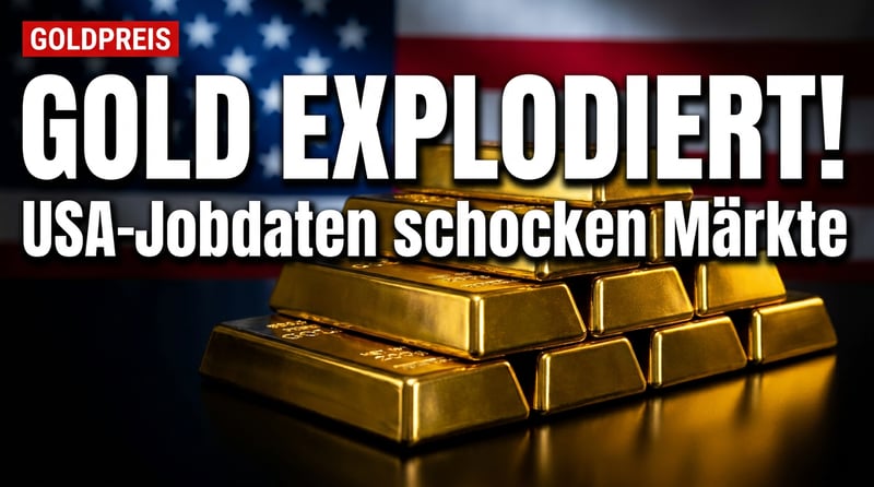 Gold auf der Überholspur: Wenn Amerikas Jobmarkt schwächelt, glänzt das Edelmetall
