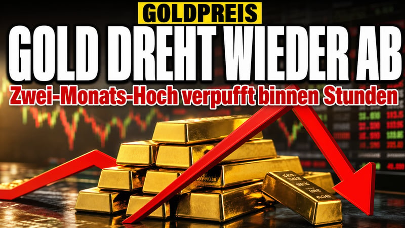 Gold auf Zwei-Monats-Hoch: Dann drehte der Ölpreis alles um