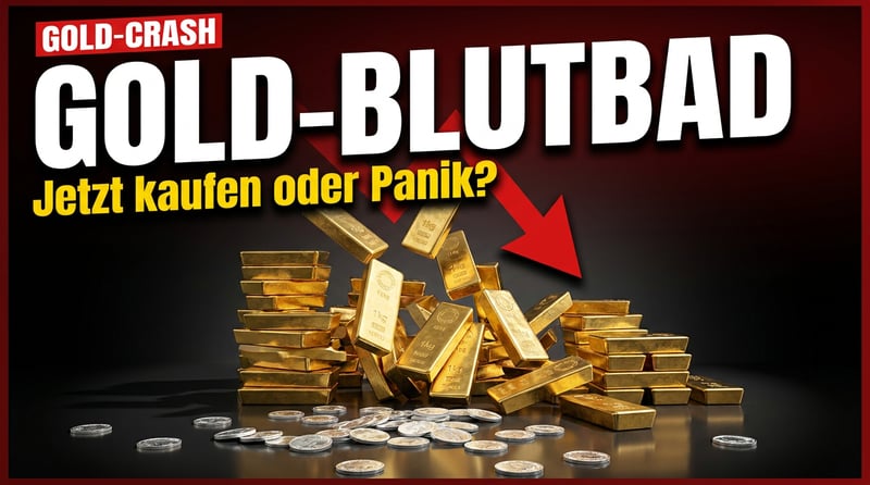 Gold-Blutbad: Wenn die Schwachen kapitulieren und die Klugen kaufen