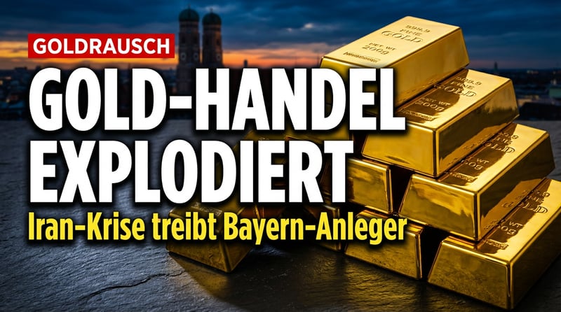Gold-Boom in Bayern: Iran-Krise lässt Edelmetall-Handel explodieren