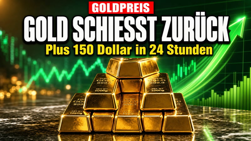 Gold-Comeback: 150 Dollar in 24 Stunden – was steckt dahinter?
