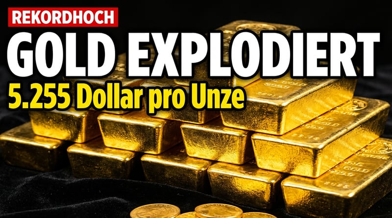 Gold durchbricht alle Schallmauern: Neues Allzeithoch bei 5.255 Dollar pro Unze