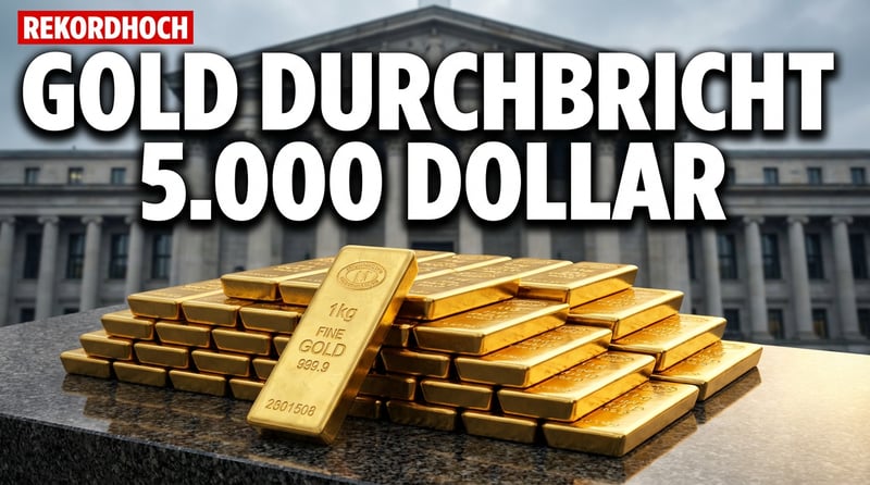Gold durchbricht die 5.000-Dollar-Marke: Warum Zentralbanken das Finanzsystem neu ordnen