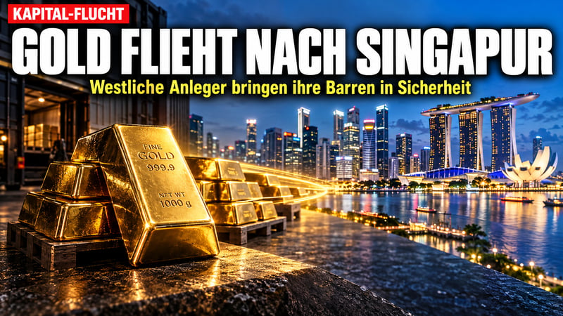 Gold-Exodus nach Asien: Warum Anleger ihre Barren nach Singapur bringen