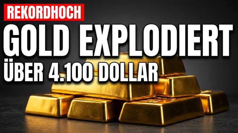 Gold explodiert auf über 4.100 Dollar: Wie der schwache US-Arbeitsmarkt den Notenbankern die Zügel entreißt
