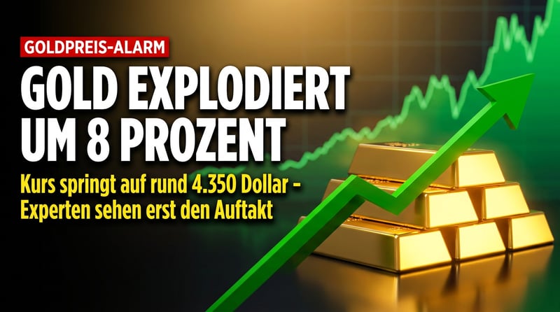 Gold explodiert um 8 Prozent: Ist das nur der Auftakt?