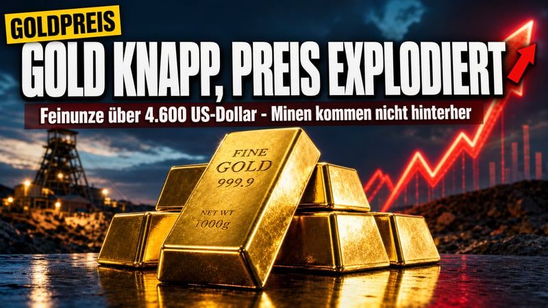 Gold gibt es nicht auf Knopfdruck – und genau das treibt den Preis