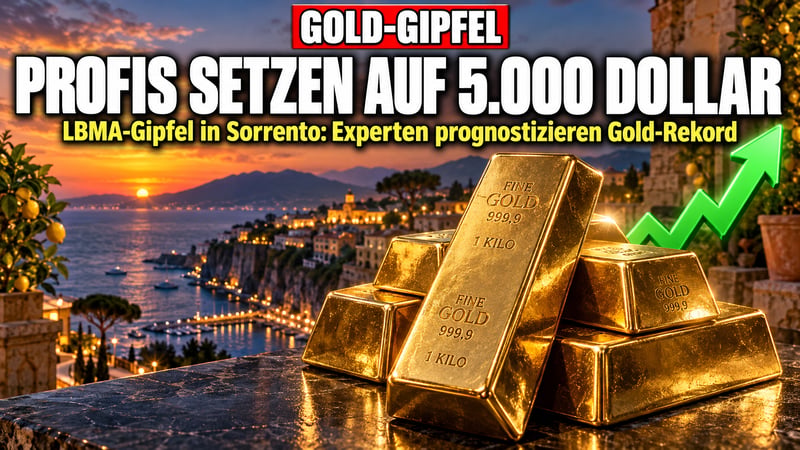 Gold-Gipfel in Sorrento: Profis setzen auf 5.000 Dollar und mehr