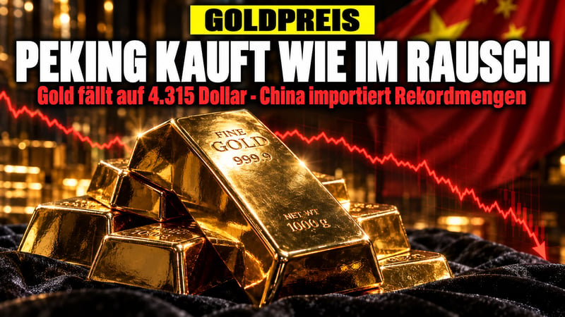 Gold hinkt hinterher – doch Peking kauft wie im Rausch