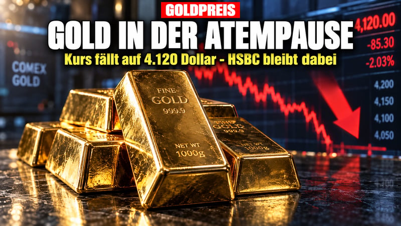 Gold im Härtetest: Warum HSBC trotz Absturz weiter auf Gold setzt
