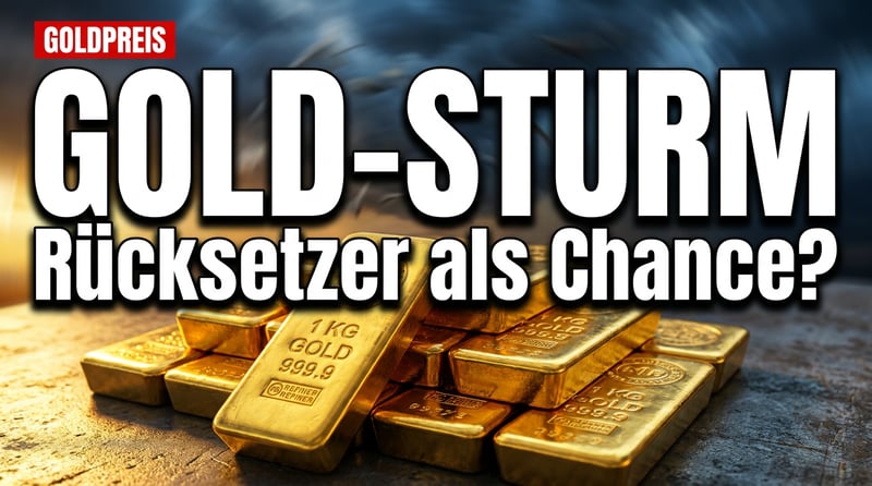 Gold im Sturm: Warum der Rücksetzer keine Schwäche, sondern eine Chance ist