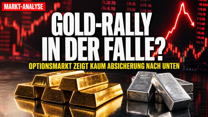 Gold-Rally auf dem Prüfstand: Was der Optionsmarkt wirklich verrät