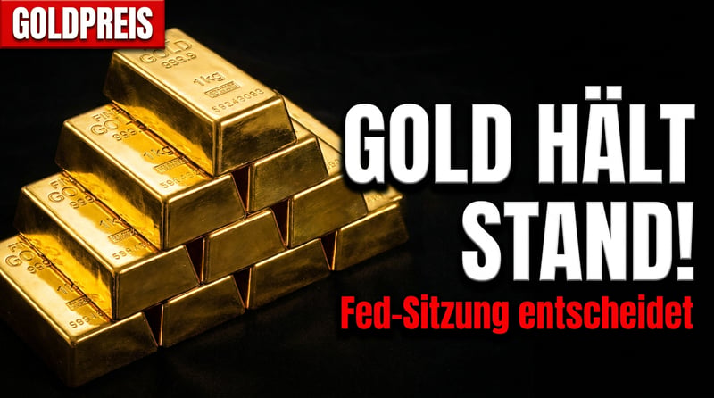Gold trotzt allen Stürmen: Während die Fed zaudert, hält das Edelmetall die Stellung