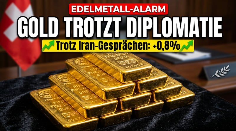 Gold trotzt der Diplomatie: Warum das Edelmetall selbst im Schatten der Iran-Gespräche glänzt