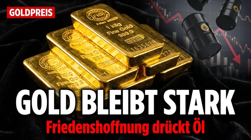 Gold trotzt der Friedenseuphorie: Warum das Edelmetall stärker ist, als die Skeptiker glauben