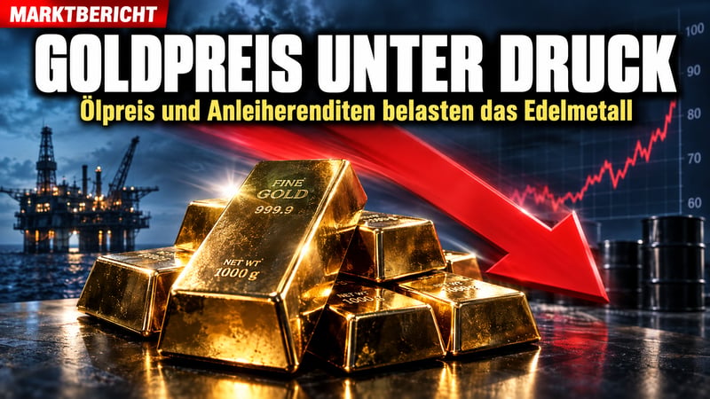 Gold unter Beschuss: Ölschock und Rekordrenditen drücken den Preis!