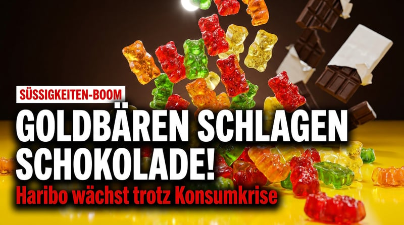 Goldbären schlagen Schokolade: Haribo wächst, während die Konsumlaune kippt