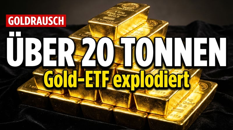 Goldfieber erfasst die Märkte: SPDR Gold Trust verzeichnet massiven Zufluss von über 20 Tonnen