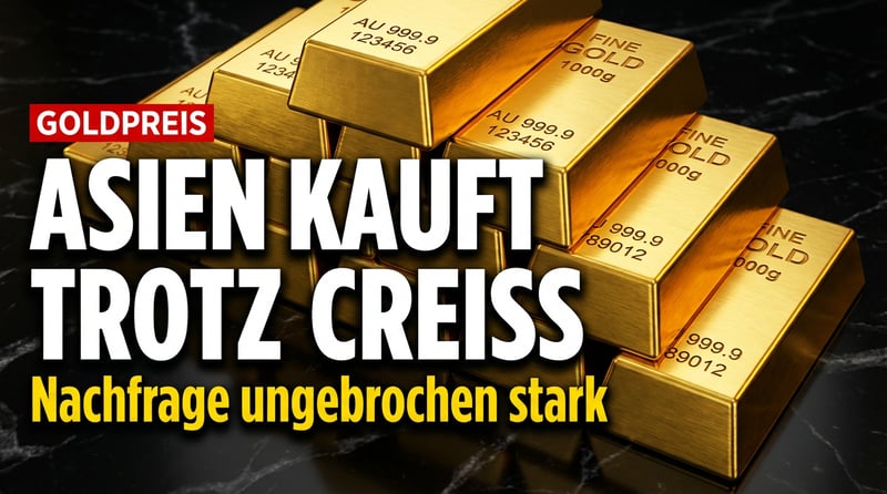 Goldnachfrage in Asien bleibt trotz Preisturbulenzen ungebrochen stark