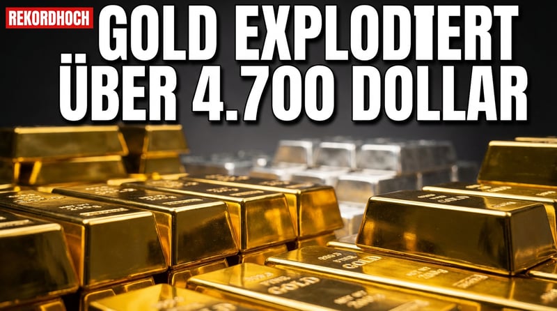 Goldpreis durchbricht 4.700-Dollar-Marke: Flucht in den sicheren Hafen erreicht historische Dimensionen