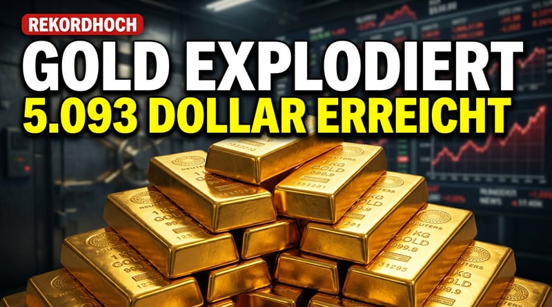 Goldpreis durchbricht historische 5.000-Dollar-Marke – Warum das Edelmetall zum ultimativen Krisengewinner wird
