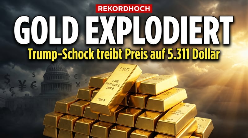 Goldpreis im Höhenrausch: Trumps Dollar-Schwäche katapultiert das Edelmetall auf historische Höhen
