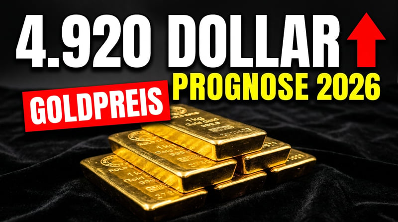 Goldpreis-Prognose 2026: Warum 4.920 Dollar je Unze keine Fantasie, sondern die neue Realität sind