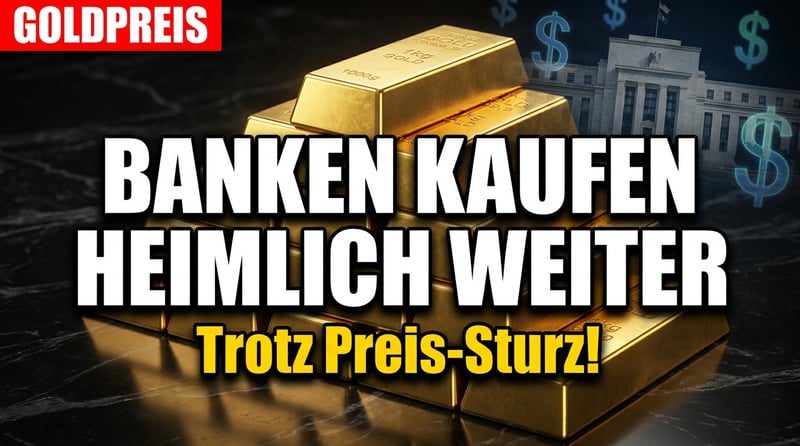 Goldpreis stolpert – doch die Großbanken bleiben heimlich treu