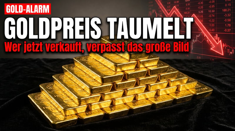 Goldpreis taumelt – doch wer jetzt verkauft, hat das große Bild nicht verstanden