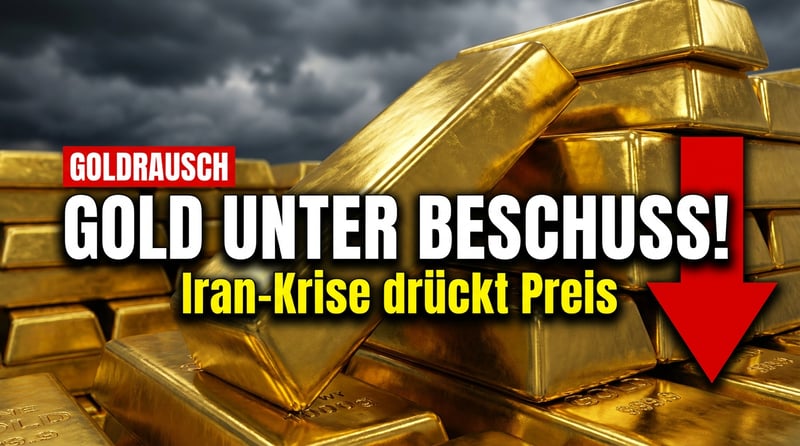 Goldpreis unter Beschuss: Eskalation am Persischen Golf drückt Edelmetalle in die Knie
