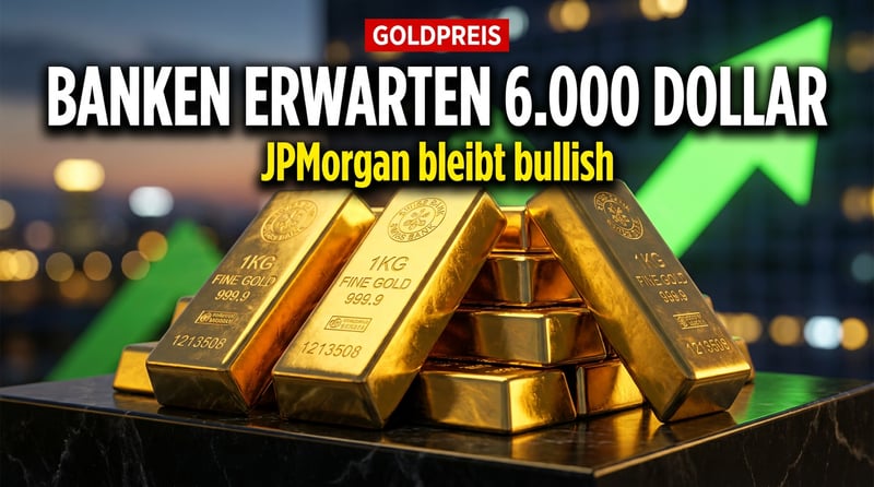 Goldpreis vor neuem Höhenflug: Banken bleiben bullish – trotz kurzfristiger Korrektur