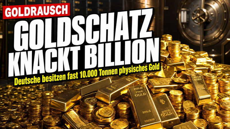 Goldrausch der Deutschen: Privatschatz knackt die Billionen-Marke!