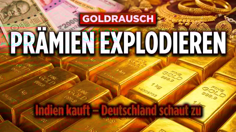 Goldrausch in Indien: Prämien explodieren – während Deutschland seinen Bürgern die Altersvorsorge zerstört