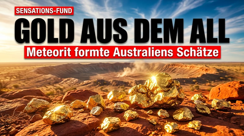 Goldregen aus dem All: Wie ein kosmischer Einschlag Australiens Schätze formte