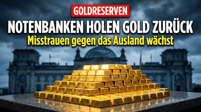 Goldreserven kehren heim: Warum die Notenbanken dem Ausland nicht mehr trauen