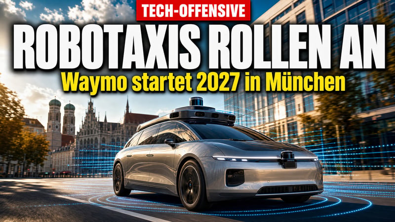 Google-Robotaxis erobern München – wo bleiben die Deutschen?