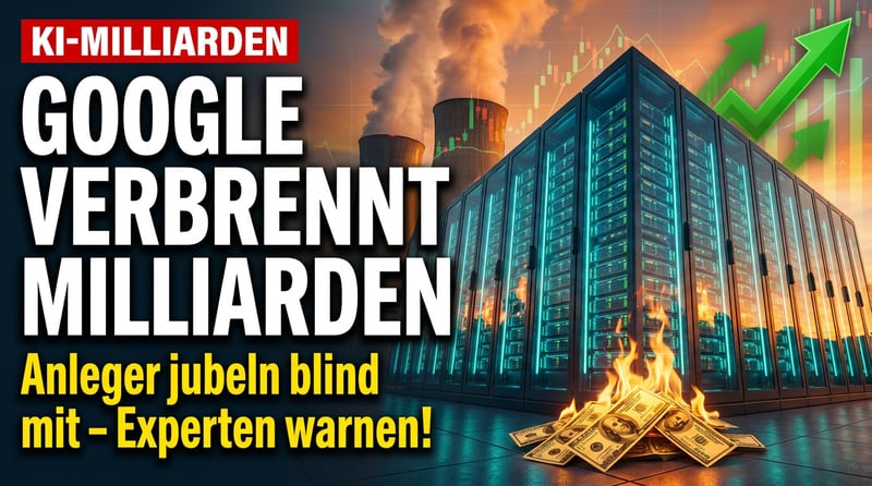 Google verbrennt Milliarden für den KI-Traum – und die Anleger jubeln blind mit