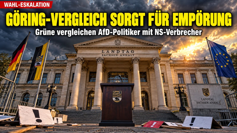 Göring-Keule gegen AfD-Mann: Grünen-Frontfrau eskaliert in Magdeburg