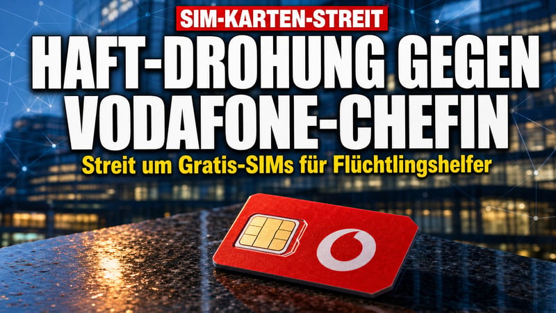 Gratis-SIMs für Migranten: Reform UK droht Vodafone-Chefin mit Knast