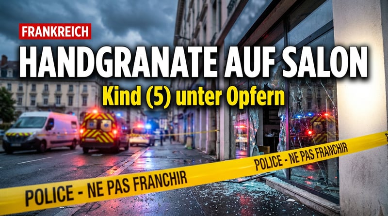 Grenoble: Handgranaten-Anschlag auf Schönheitssalon verletzt sechs Menschen – darunter ein fünfjähriges Kind