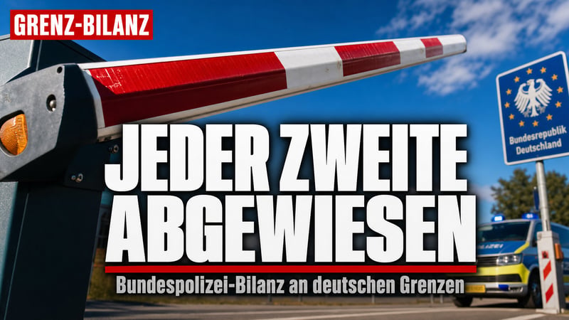 Grenz-Bilanz: Jeder zweite Asylsuchende wird zurĂĽckgewiesen